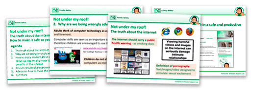 Not under my roof! The truth about the internet and how to make it safe so you can enjoy the benefits