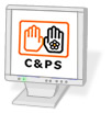 Image of CAPS logo on computer screen